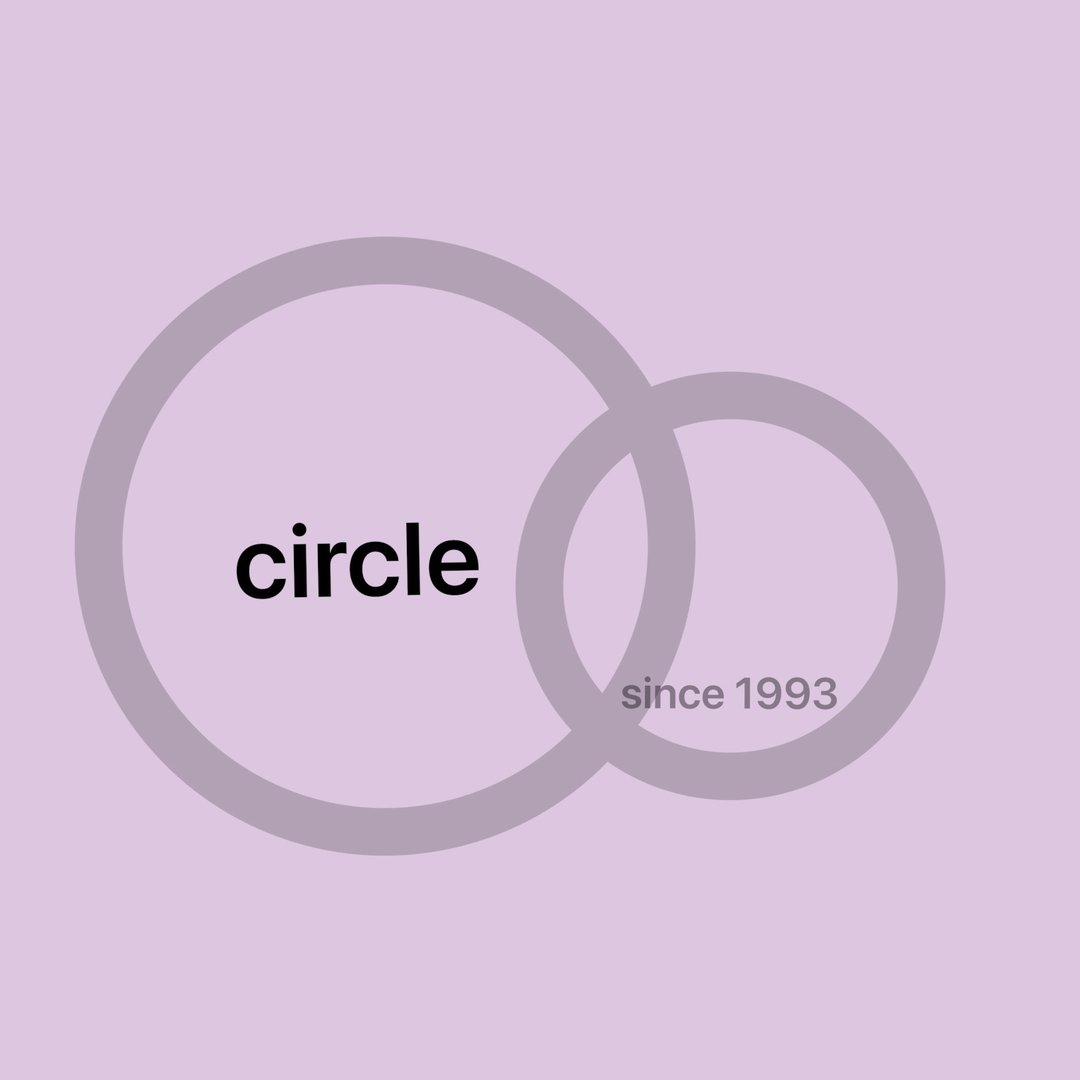 circle since 1993 のロゴ